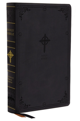 Nabre, New American Bible, Revised Edition, Catholic Bible, Large Print Edition, Leathersoft, Black, Thumb Indexed, Comfort Print: Holy Bible Cover Image