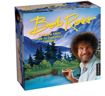 Bob Ross: A Happy Little Day-to-Day 2022 Calendar Cover Image