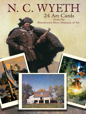 N. C. Wyeth 24 Art Cards: From the Brandywine River Museum of Art (Dover Postcards) Cover Image