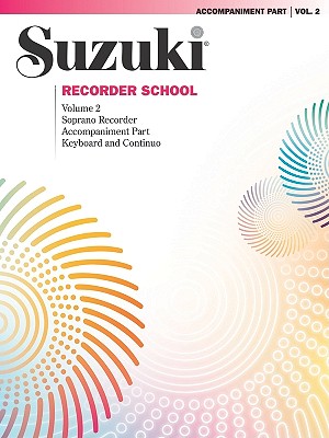Suzuki Recorder School (Soprano Recorder), Vol 2: Acc. Cover Image