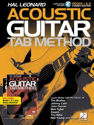Hal Leonard Acoustic Guitar Tab Method - Combo Edition: Books 1 & 2 with Online Audio, Plus Bonus Material Cover Image