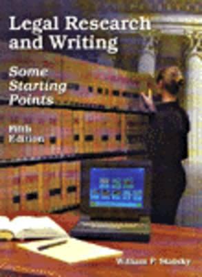 Legal Research and Writing Cover Image