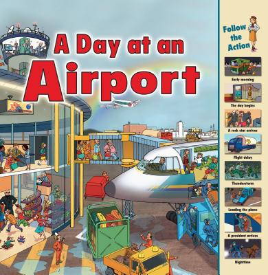 A Day at an Airport (Time Goes by) By Sarah Harrison Cover Image
