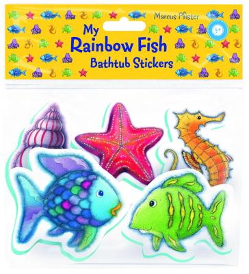Rainbow Fish Bathtub Stickers