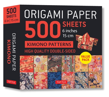 Origami Paper 500 Sheets Kimono Flowers 6 (15 CM)