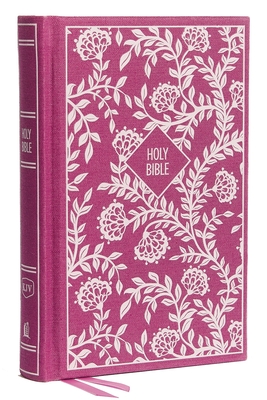 KJV, Thinline Bible, Compact, Cloth Over Board, Purple, Red Letter Edition By Thomas Nelson Cover Image