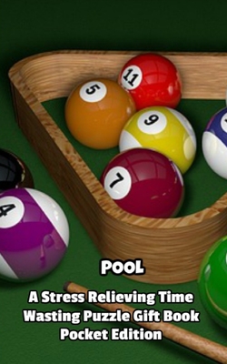 Pool a Stress Relieving Time Wasting Puzzle Gift Book Cover Image