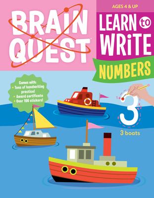 Brain Quest Learn to Write: Numbers Cover Image