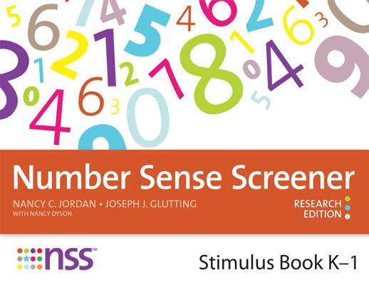 Number Sense Screener Stimulus Book, K-1: Research Edition Cover Image