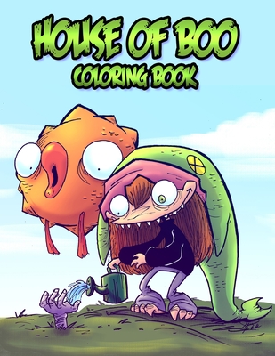 House of Boo Coloring Book By Jenn Polk Cover Image