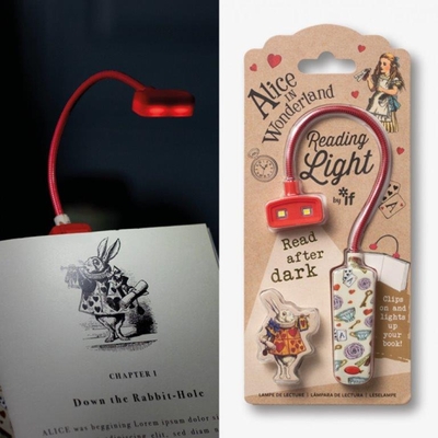  IF Book Lover's Reading Light - Alice, Red : Office Products