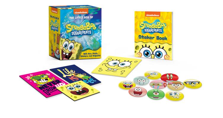 The Little Box of SpongeBob SquarePants: With Pins, Patch, Stickers, and Magnets! (RP Minis) Cover Image