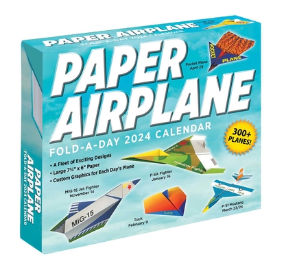 Paper Airplane 2024 Fold-A-Day Calendar Cover Image