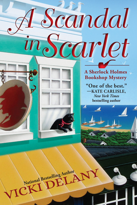 A Scandal in Scarlet (A Sherlock Holmes Bookshop Mystery #4) Cover Image