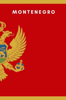 Montenegro: Country Flag A5 Notebook to write in with 120 pages Cover Image