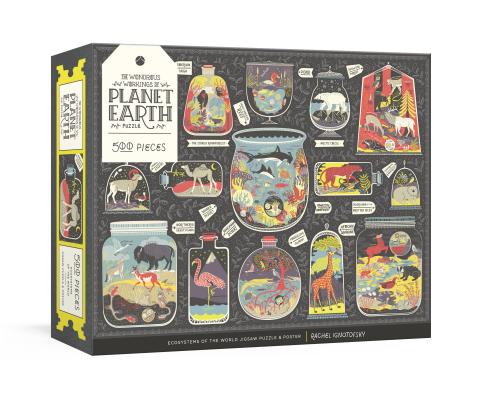 The Wondrous Workings of Planet Earth Puzzle: Ecosystems of the World 500-Piece Jigsaw Puzzle and Poster : Jigsaw Puzzles for Adults and Jigsaw Puzzles for Kids By Rachel Ignotofsky Cover Image