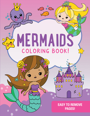 Mermaids Coloring Book  Cover Image