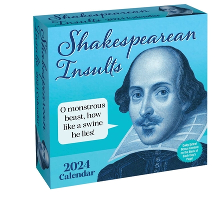 Shakespearean Insults 2024 Day-to-Day Calendar By Andrews McMeel Publishing Cover Image