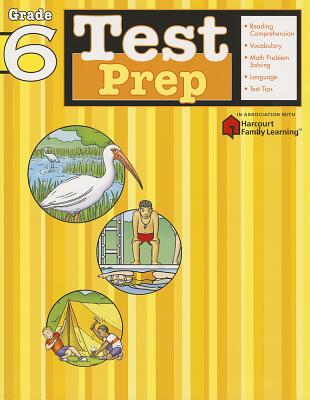 Test Prep, Grade 6 (Flash Kids Harcourt Family Learning) Cover Image