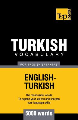 Turkish vocabulary for English speakers - 5000 words Cover Image