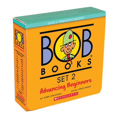 Bob Books - Advancing Beginners Box Set | Phonics, Ages 4 and up, Kindergarten (Stage 2: Emerging Reader): 8 Books for young readers Cover Image