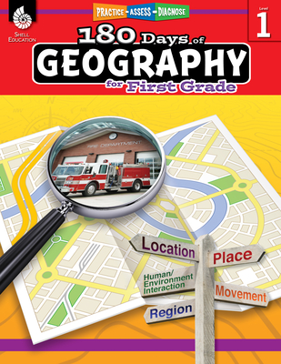 180 Days of Geography for First Grade: Practice, Assess, Diagnose (180 Days of Practice) By Rane Anderson Cover Image