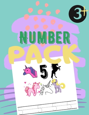 Number Pack: Number Tracing 0 - 30 for Kids. Unicorn Themed for Your Kids. Relaxation and Learning Cover Image