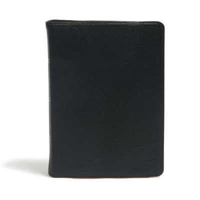KJV Study Bible, Full-Color, Black Premium Goatskin, Indexed Cover Image