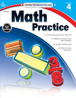 Math Practice, Fourth Grade (Kelley Wingate) Cover Image
