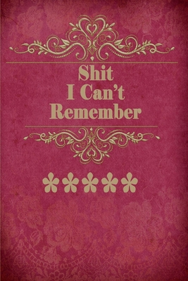 Shit i Can't Remember: Password Book Small 6