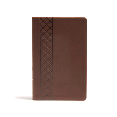 CSB Ultrathin Reference Bible, Value Edition, Brown LeatherTouch By CSB Bibles by Holman Cover Image
