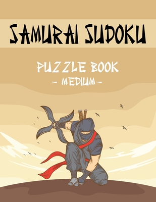 samurai sudoku puzzle book medium 500 medium sudoku puzzles overlapping into 100 samurai style paperback foxtale book shoppe