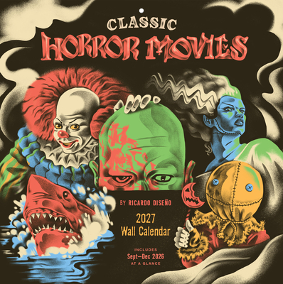 Classic Horror Movies 2027 Wall Calendar | Left Bank Books