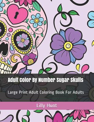 Adult Color By Number Coloring Book Large Print : (Adult Coloring Book)  (Paperback) 