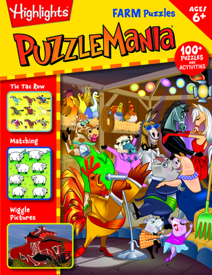 Farm Puzzles (Highlights Puzzlemania Activity Books) Cover Image