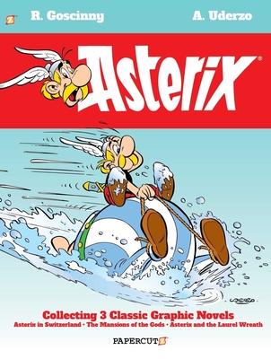 Asterix Omnibus #6: Collecting Asterix in Switzerland, The Mansions of the Gods, and Asterix and the Laurel Wreath By René Goscinny, Albert Uderzo Cover Image