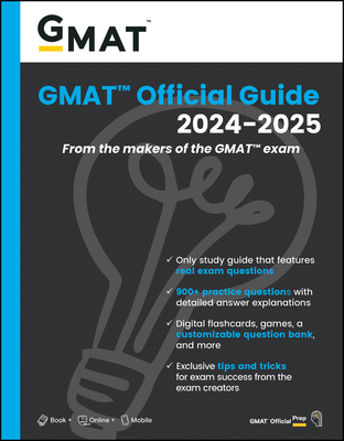 GMAT Official Guide 2024-2025: Book + Online Question Bank Cover Image