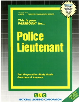 Police Lieutenant: Passbooks Study Guide (Career Examination Series) Cover Image