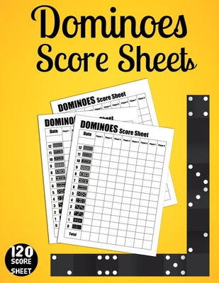 Dominoes Score Sheets: Size 8.5