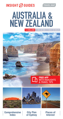 Insight Guides Travel Map Australia & New Zealand (Insight Travel Maps) Cover Image