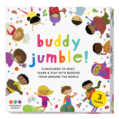 Buddy Jumble Card Game: 3 Fun Games to Learn Quick Geography Facts & Make Friends from Around the World Cover Image