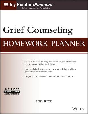 Grief Counseling Homework Planner, (with Download) (PracticePlanners) Cover Image