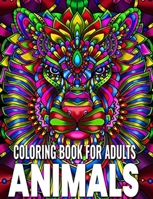 Benson Adult Coloring Book Coloring Animals -New- Relieve Stress