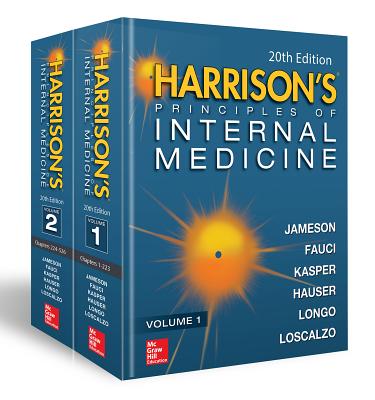 Harrison's Principles of Internal Medicine, Twentieth Edition (Vol.1 & Vol.2) By J. Larry Jameson, Anthony S. Fauci, Dennis L. Kasper Cover Image