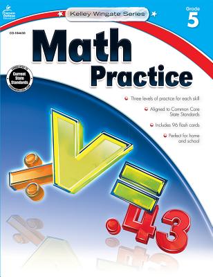 Math Practice, Grade 5 (Kelley Wingate) Cover Image