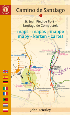 Camino de Santiago Maps: St. Jean Pied de Port - Santiago de Compostela Cover Image