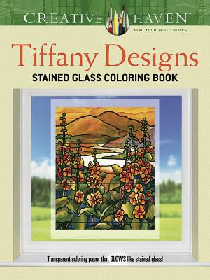Creative Haven Tiffany Designs Stained Glass Coloring Book Cover Image