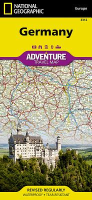 Germany Map (National Geographic Adventure Map #3312) By National Geographic Maps - Adventure Cover Image