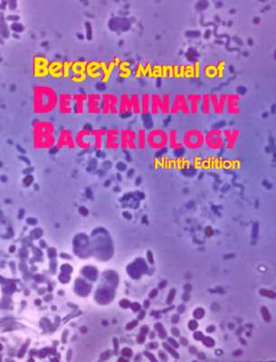 Bergey's Manual of Determinative Bacteriology Cover Image