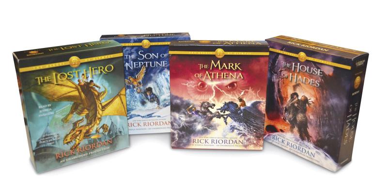 The Heroes Of Olympus Books 1 4 Cd Audiobook Bundle Book One The Lost Hero Book Two The Son Of Neptune Book Three The Mark Of Athena Book Four The House Of Hades